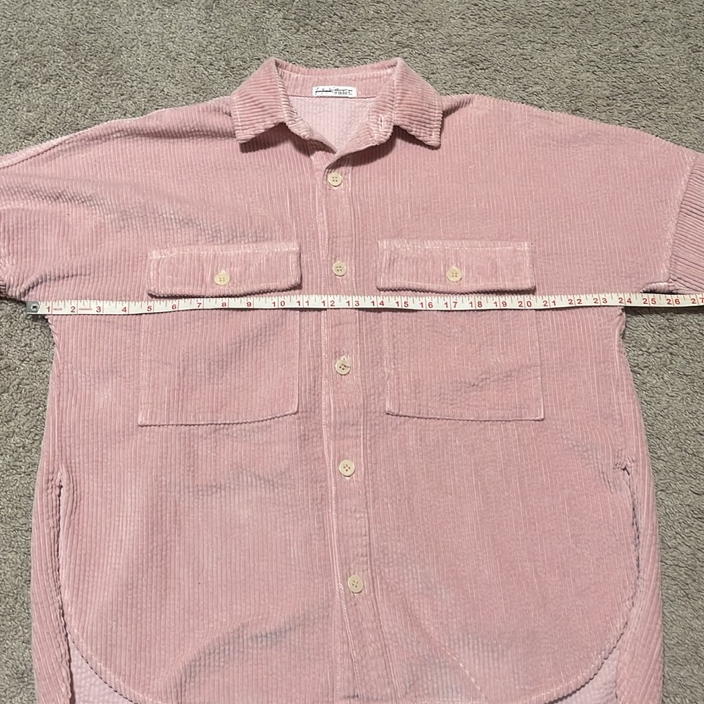 🤑 Free People x CP Shades Oversized Corduroy Button Down Shirt - Picture 10 of 12